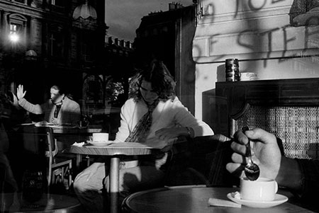 France, Paris, Place du Chatelet, Cafe Sarah Bernhardt