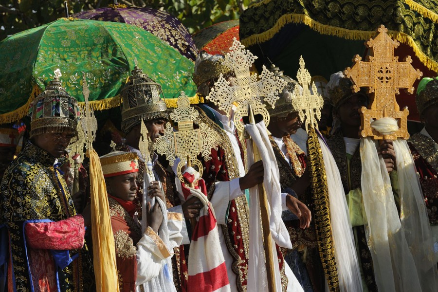 Ethiopia, Lalibela,Timkat festival